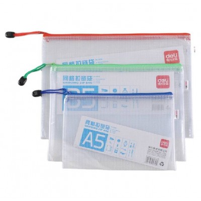 Various Size Acceptable Pvc A4/a5/b5 Zipper Bag File Folder Bag Waterproof Document Pouch